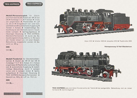 Trix Express Katalog 1964