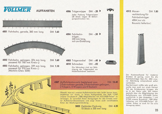 Vollmer Katalog 1963-1964