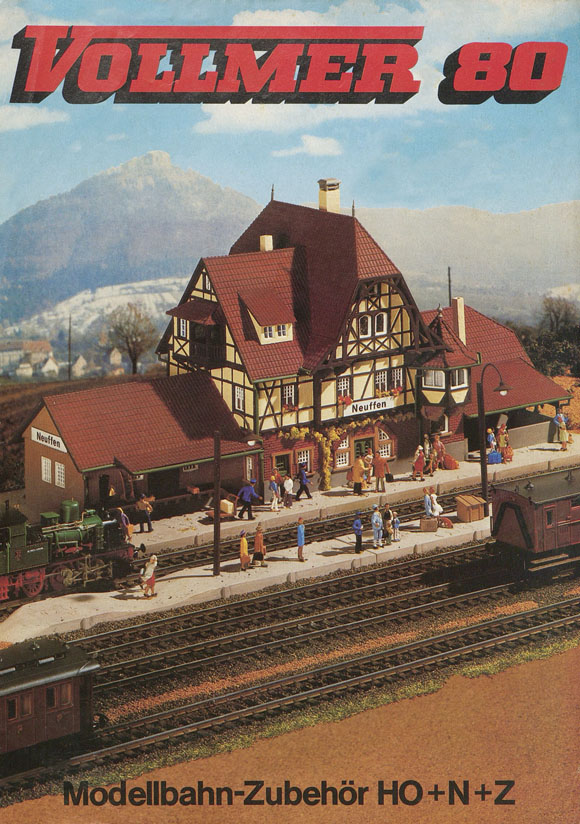 Vollmer Prospekt Modellbahn-Zubehör 1980