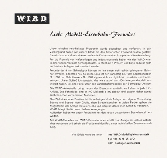 Wiad Katalog 1965