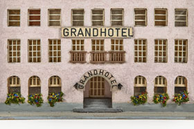 August Flor Creglingen Nr. 525 Grandhotel