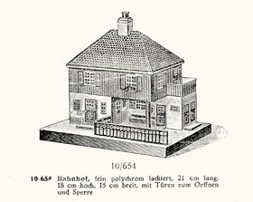 Bing Bahnhof 10-654 im Bing Katalog von 1927