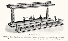 Bing Einsteighalle 10-632-1 im Bing Katalog von 1927