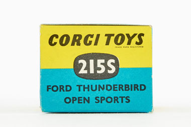 Corgi Toys 215 S Ford Thunderbird Open Sports OVP
