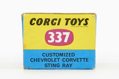 Corgi Toys 337 Chevrolet Corvette Sting Ray OVP