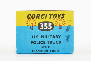 Corgi Toys 355 Commer U.S. Military Police Van OVP