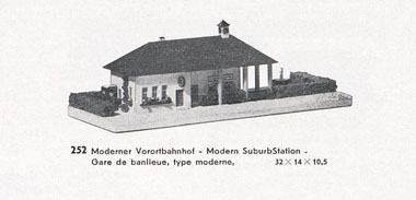Creglinger Nr. 252 Moderner Vorortbahnhof