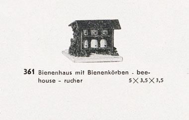 Creglinger Nr. 361 Bienenhaus mit Bienenkörben