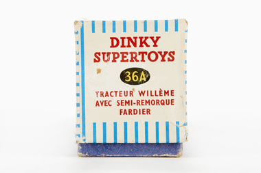 Dinky Toys 36 A Willème tractor and lumber carrier OVP