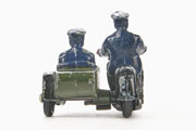 Dinky Toys 42 B Polizei Motorrad mit Beiwagen