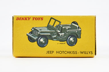 Dinky Toys 80 B Hotchkiss Willys Jeep OVP