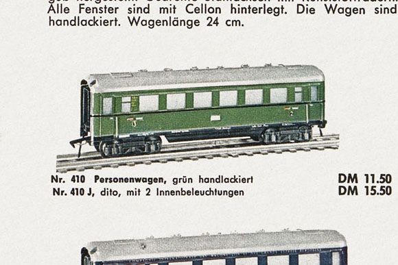 Fleischmann Nr. 410 J Spur 0 Personenwagen