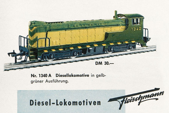 Fleischmann Nr. 1340 Diesellokomotive Spur H0 