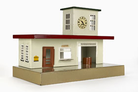 Kibri Bahnhof mit Turm und Uhr