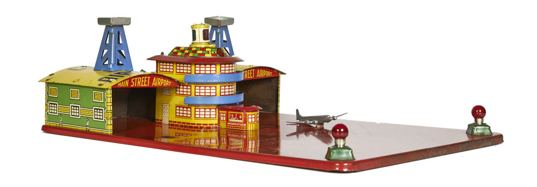Marx Toys city airport 1940