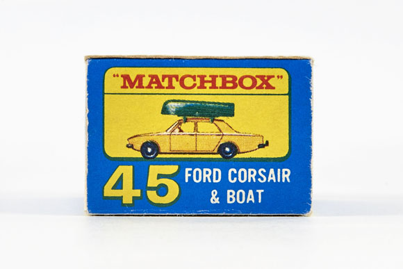 Matchbox 45 Ford Corsair with Boat OVP