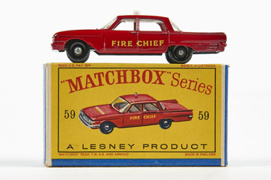 Matchbox 59 Fire Chief's Car OVP