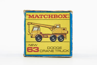 Matchbox 63 Dodge Crane Truck OVP