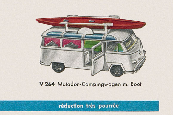 Siku V 264 Tempo-Matador Campingwagen