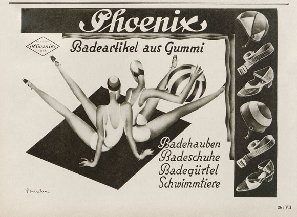 Phoenix Badeartikel Werbeanzeige Die Woche Heft 26 1931