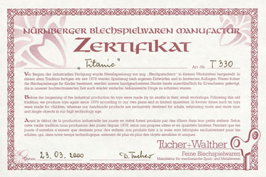 Tucher & Walther Titanic T 330
